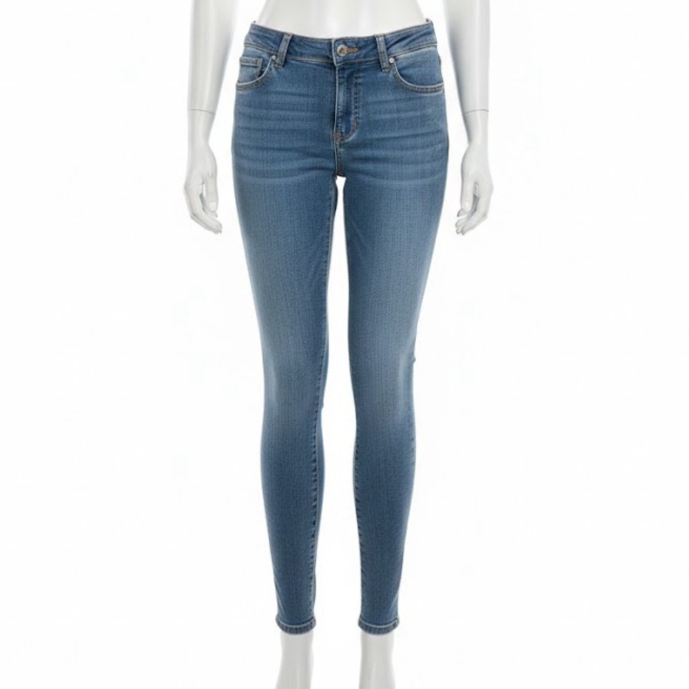 KUT High Rise Blue Skinny Jeans, Size 4